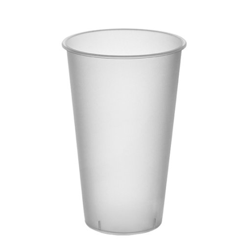 Стакан для холодных напитков ПП ВЗЛП 455-500 мл, матовый, d=90 мм, 20 шт/уп (400 шт/пак)