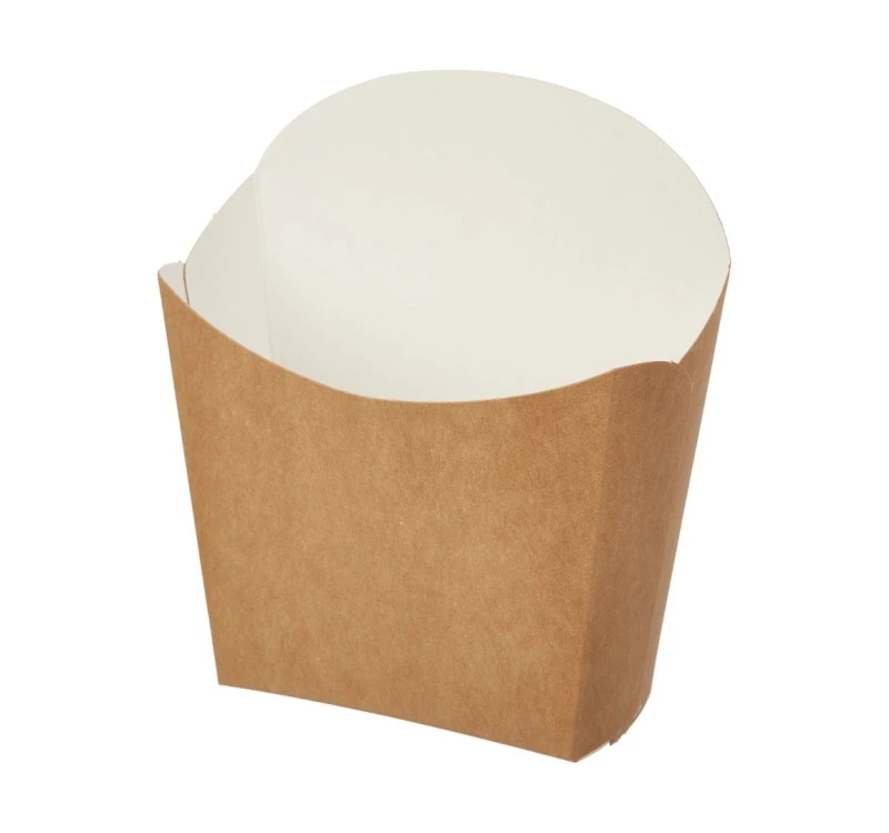 Упаковка для картофеля фри Fry Pack (120 г), 115х55х145 мм, крафт (200 шт/уп)