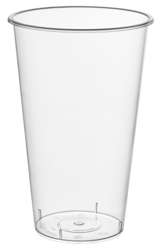 Стакан ПП прозрачный ВЗЛП, 455-500 мл, d=90, h=135 мм, 25 шт/уп (500 шт/пак)