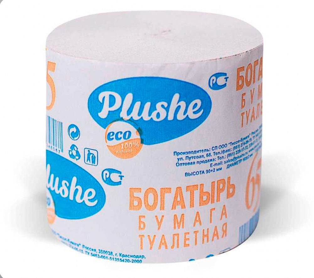 Туалетная бумага Богатырь, 30 шт/пак