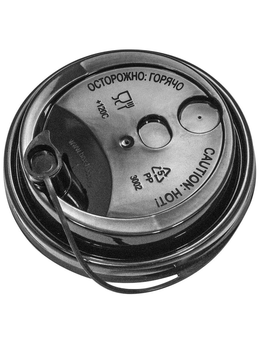 Крышка для бумажного стакана ПОКРОВ черная d=80 50шт/уп