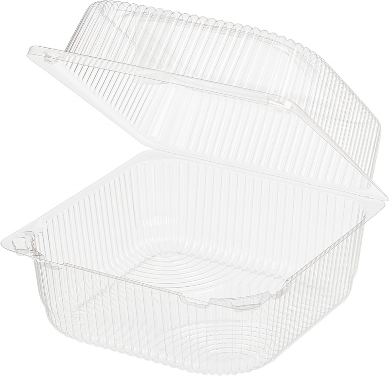 Контейнер квадратный пищевой РК-15 (Р), прозрачный (720шт/пак)