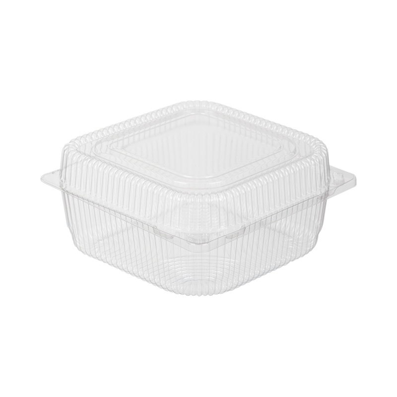 Контейнер квадратный пищевой РК-15Н низкий (Р) (ОП), прозрачный (660шт/пак) 2
