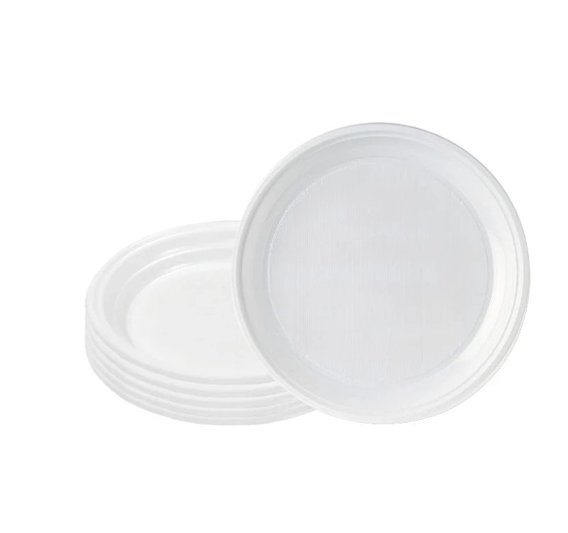 Тарелка одноразовая белая Южное Сияние, d=205 мм, 50 шт/уп