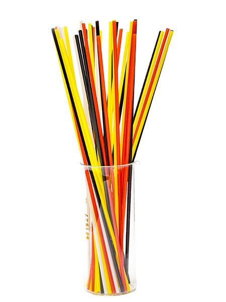 Трубочка для напитков Мохито цветная, D=3мм, L=260 мм, 1000 шт